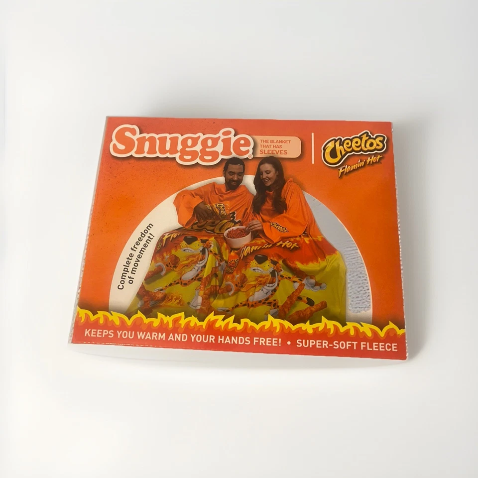 ALLSTAR Innovations Snuggie One Size Cheetos Flamin’ Hot Theme Fleece Soft NEW - Image 1 of 3