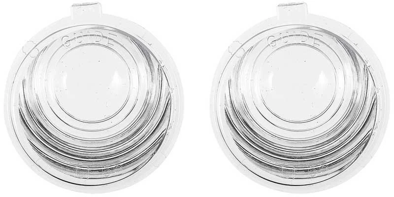 Chevrolet Bel Air 150 210 Nomad 1955-56; lente de lámpara de licencia transparente; par Foto 1 de 1