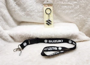 Suzuki lanyard badge holder & metal key chain Set - Picture 1 of 1
