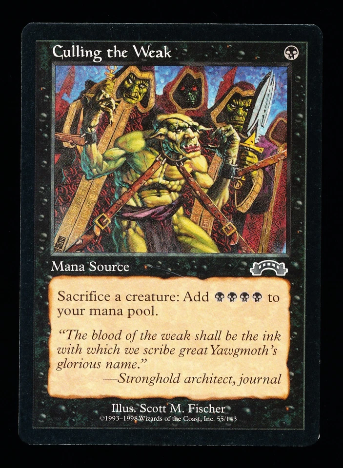 * * 1x Culling the Weak x1 * * Exodus MTG NM Near Mint - Image 1 of 2