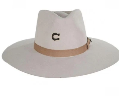Charlie 1 Sombrero de Caballo Co Laney Wilson S Gris Vaquero Vaquera Western Boho Chic Foto 1 de 4