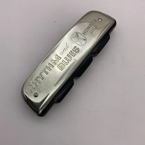 Peine negro armónica vintage Hohner Rhythm and Blues FII F2  - Imagen 1 de 7