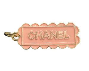 Chanel Reißverschluss Zugknopf Charm Rosa 33mmX14mm - Bild 1 von 3