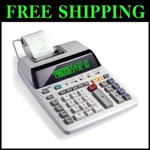 Compact 12-Digit LCD Office Calculator with One-Touch Functions - Durable Design - Picture 1 of 9