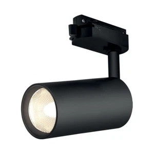 LED GU10 Schienenstrahler 1-Phasen-System, schwenkbar & drehbar Schwarz max. 10W - Bild 1 von 8