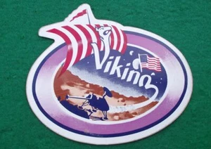 1975 Rare Viking Mission to Mars Project NASA Space Mission Logo Sticker Decal - Picture 1 of 2