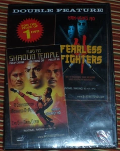 Fury at Shaolin Temple / Fearless Fighters DVD BRAND NEW Double Feature - Picture 1 of 1