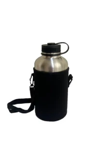 Stainless Steel 64OZ Bottle Double Wall Insulator Sleeve Holder BPA Free NEW - Picture 1 of 4