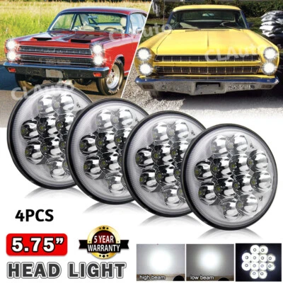 Faros LED DOT 5.75" 4 piezas alto/bajo para Mercury Capri 1966-1967 1970-1974 1977 Foto 1 de 4
