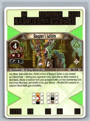 The Eye of Judgment Reaper's Golem #168 Sony PS3 Biolith Rebellion Set 2 - Image 1 of 2