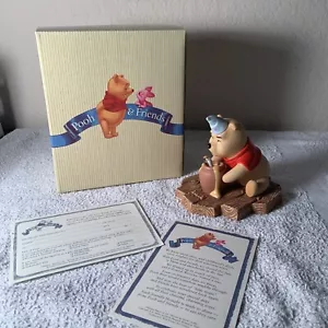 Disney Winnie Puuh Porzellan Figur Hip Hip Pohray für Geburtstage Neu in OVP selten - Bild 1 von 21