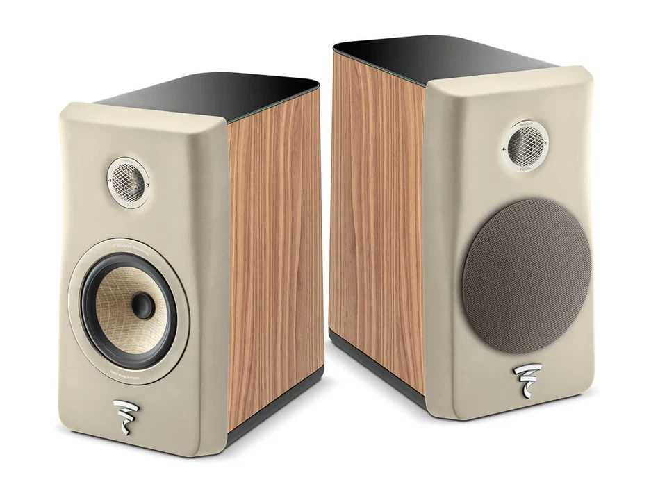 FOCAL KANTA N. 1 COPPIA DIFFUSORI BOOKSHELF IVORY/WALNUT NUOVI - Immagine 1 di 1