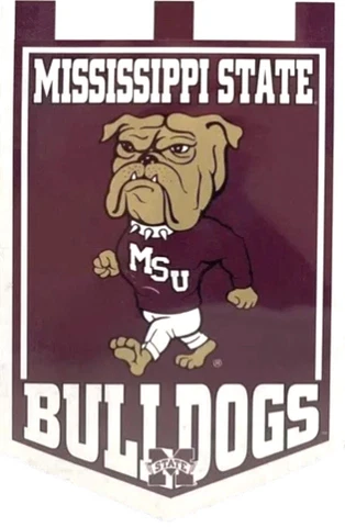 Mississippi State Bulldogs House Flag-28x40 by Game Day-New Cover