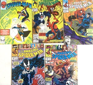 AMAZING SPIDER-MAN NUMBER'S 331-332 349 362. ANNUAL 14. (5 ISSUE HIGH GRADE LOT) - Picture 1 of 22