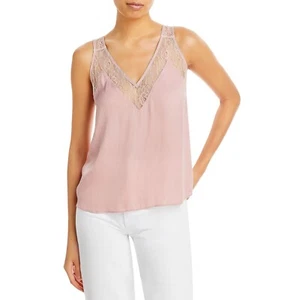 Aqua Women's Lace Inset Cami Purple S B4HP $68 - Picture 1 of 2
