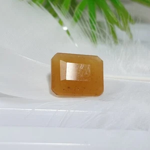 Piedra preciosa suelta con forma de octágono de berilo amarillo natural corte facetado 1,80 quilates - Imagen 1 de 5