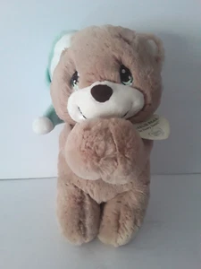 Precious Moments Bear Charlie Plush With Breen Hat Tag 2016 - Picture 1 of 1