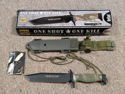 Force Recon Tanto Knife Fixed Blade Combat w/Sheath & Box United UC2831 Nice! - Image 1 of 4