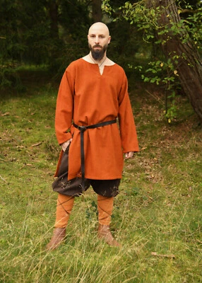 Battle-Merchant Wolltunika, Diamantköper, orange-rot - Bild 1 von 4