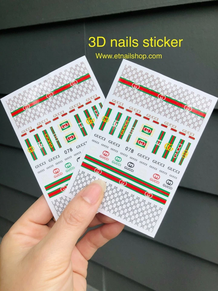 HOT HOT COMBO 2 CALCOMANÍAS PEGATINAS UÑAS 3D, LAS MEJORES CALIFICACIONES. Foto 1 de 1