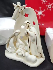 Avon Weihnachtssegen Krippe Porzellan Krippe Jesus Maria Josef Engel 2005! - Bild 1 von 10