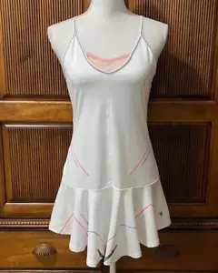 K-Swiss Sculpt Strappy Tennis Dress in White Women's Size S - Picture 1 of 6