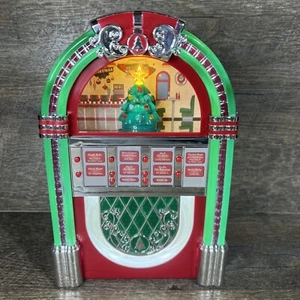 MR CHRISTMAS ROCK-O-RAMA HOLIDAY JUKEBOX-RED CHRISTMAS DECORATION *See Video* - Picture 1 of 14