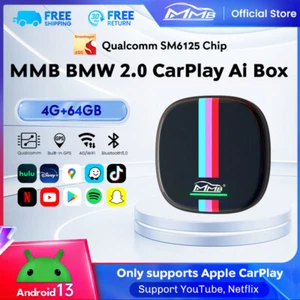 For BMW Carplay Multimedia Ai box CarPlay Ai Box Adapter with Youtube/Netflix US - Picture 1 of 8