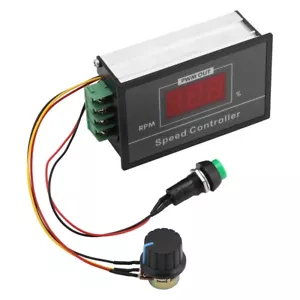 DC 6-60V 12V 24V 36V 48V 30A PWM DC Motordrehzahlregler Start Stop Schalter MER - Bild 1 von 7