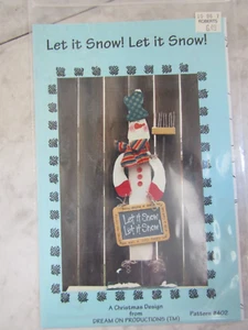 VTG Provo Craft Dream On Productions "Let It Snow! Let It Snow!" Pattern #402 - Picture 1 of 2