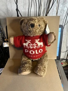 Vintage 1998 Polo Holiday Bear for Breast Cancer - Picture 1 of 5