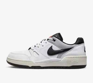 Nike Full Force Low Lifestyle White Black Pewter Sail FB1362-101 Mens Size 10 - Picture 1 of 8