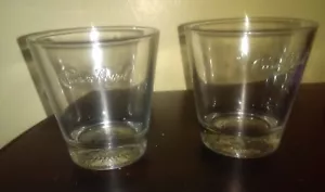 2er Set Crown Royal On the Rocks Gläser seitlich & unten geprägt - Bild 1 von 3