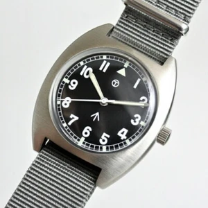 M.R.M.W. W-10 British Military Watch - 70s RAF Reissue Broad Arrow Homage - Picture 1 of 5