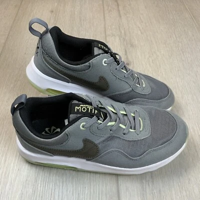 Tênis Nike Air Max Motif Infantil Roupa Esportiva Meninos 3C Cinza Amarelo GUC ENVIO RÁPIDO - Imagem 1 de 4