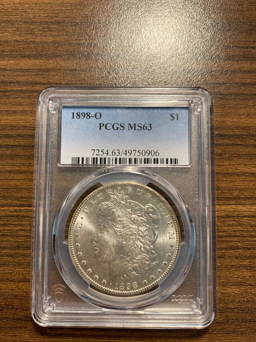 MS 63 Graded 1898 Year Morgan US Dollars (1878-1921) for sale | eBay