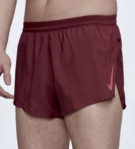 NIKE AeroSwift 2" Team Red Hyper Pink Running Shorts NEW Mens Sz S L - Picture 1 of 14