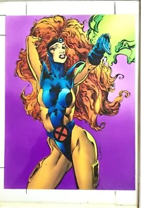 RARA DARK PHOENIX / JEAN COLORE GRIGIO PRODUZIONE ART CELL MARVEL GIRL DI TOM RANEY - Foto 1 di 5