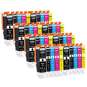 40x XL TINTE PATRONEN mit CHIP für CANON PIXMA MX925 IP7250 MG5550 MG6450 MG5450 - Bild 1 von 6