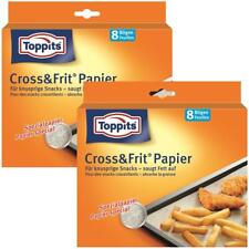 Toppits® Cross & Frit Papier Back-Spezialpapier Snackpapier 8 Bögen ( 10er Pack