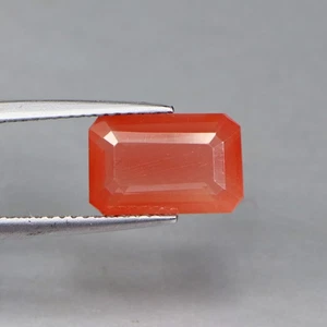 2.73 Cts_Ravishing Best Color_100% Natural Unheated Red Andesine_Sunstone - Foto 1 di 3