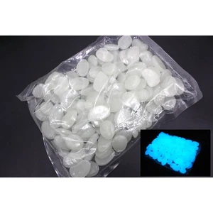100 Pcs Luminous Stone Glow Rocks for Garden Landscaping Aquarium Stones - Picture 1 of 11