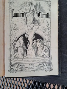 ALTE BIBEL MIT FAMILIENCHRONIK - Bild 1 von 5