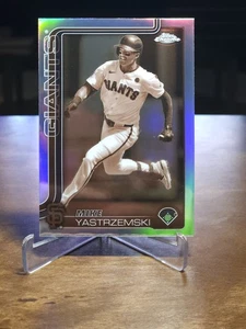 2025 Topps Chrome - Mike Yastrzemski #40 Sepia Refractor - Picture 1 of 2