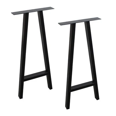 Patas de mesa decoración rústica en forma de A, 35" de alto, 15" de ancho, metal resistente, Dini... Foto 1 de 4