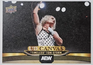 C-24 TIMELESS TONI STORM 2025 Upper Deck AEW Wrestling UD CANVAS - Picture 1 of 2