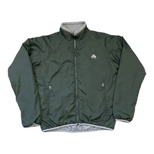 Vintage Nike ACG Thermal Layer 2 Green Thinsulate Zip Up Jacket Mens Small Tonal - Picture 1 of 14