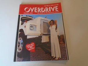 Overdrive Vintage Trucking Magazine February 1975 mack r model titan 90 kw - Picture 1 of 11