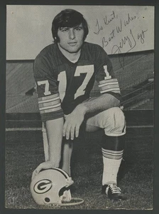JERRY TAGGE signed 1973 Foto/Postkarte | Green Bay Packers QB - Autogramm - Bild 1 von 1