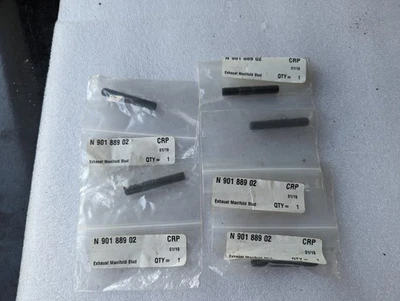 5 tacos de escape nuevos N-901-889-02 CRP para VW Sedán Volkswagen Golf SportWagen Audi Foto 1 de 3